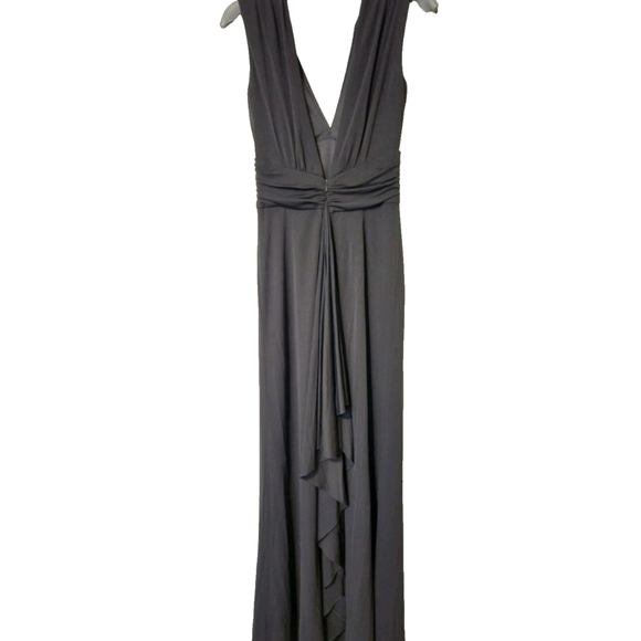 Beautiful Black Elegant Black Evening Gown-Size 4 - Picture 4 of 17